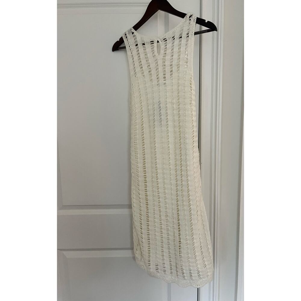Venus women’s crochet dress Sz. S lined white beach NWT - Picture 3 of 8